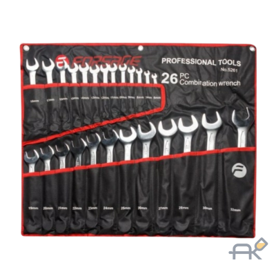 Набор ключей комбинированных 26пр. (6-30. 32мм) на полотне(F-5261P)